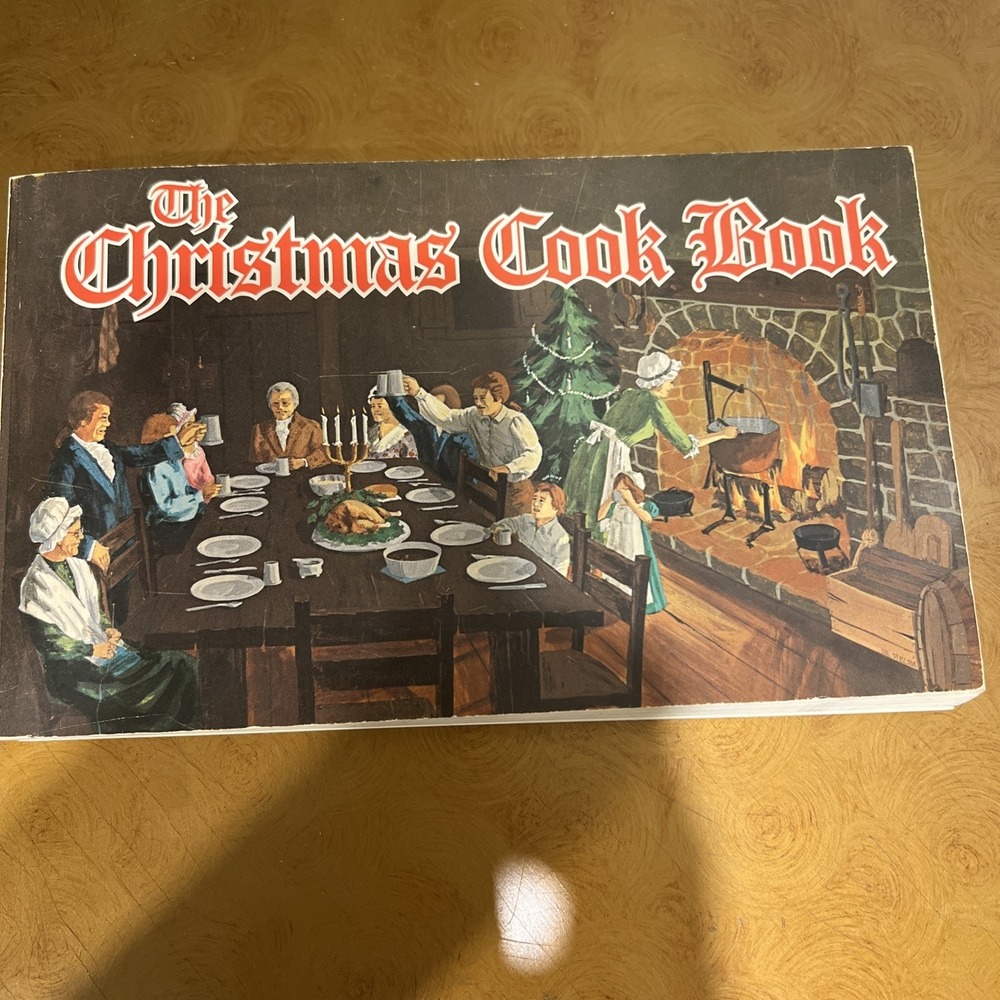 The Christmas Cook Book 1969 Fun Display Piece Christmas History Great Drawings